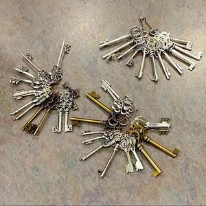 Skeleton Keys Mix Match For Necklace, Earrings, Bracelets, Jewelry Sets & More